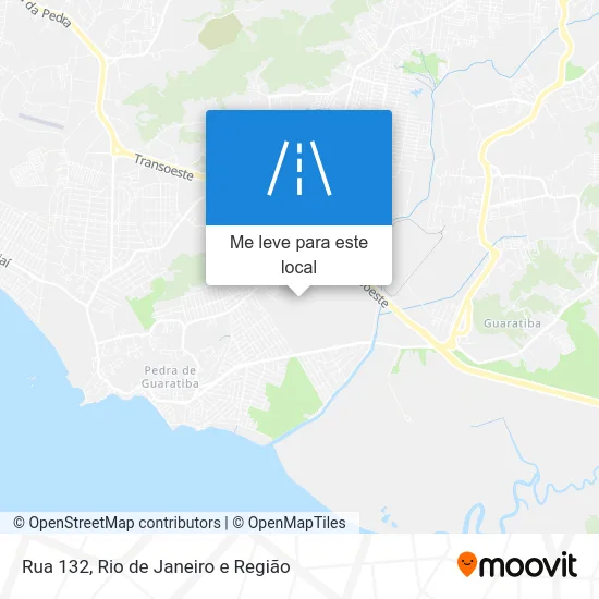 Rua 132 mapa