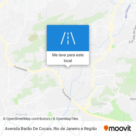 Avenida Barão De Cocais mapa