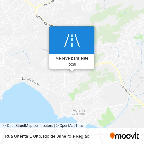 Rua Oitenta E Oito mapa