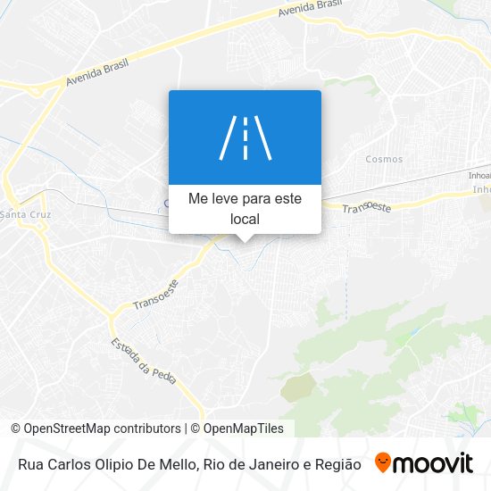 Rua Carlos Olipio De Mello mapa