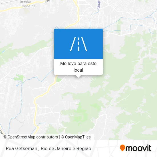 Rua Getsemani mapa