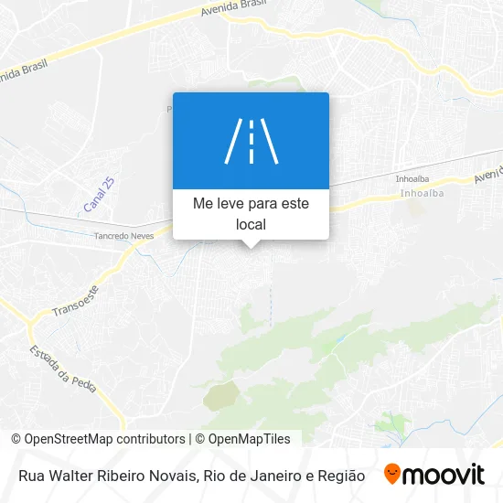 Rua Walter Ribeiro Novais mapa