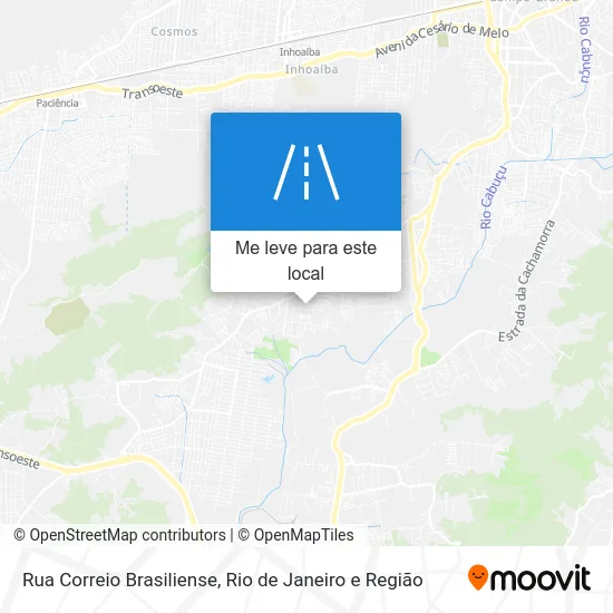 Rua Correio Brasiliense mapa