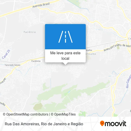 Rua Das Amoreiras mapa