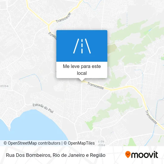 Rua Dos Bombeiros mapa