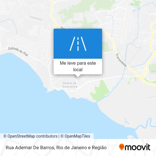 Rua Ademar De Barros mapa
