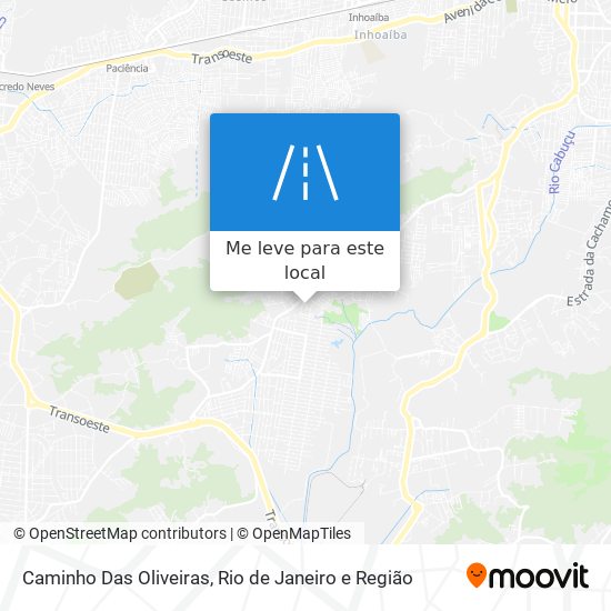 Caminho Das Oliveiras mapa