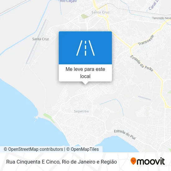 Rua Cinquenta E Cinco mapa