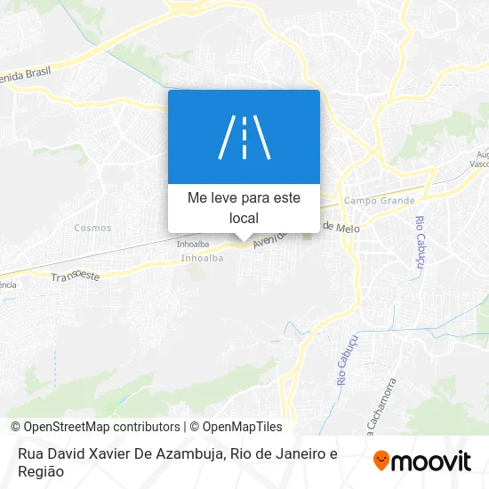 Rua David Xavier De Azambuja mapa