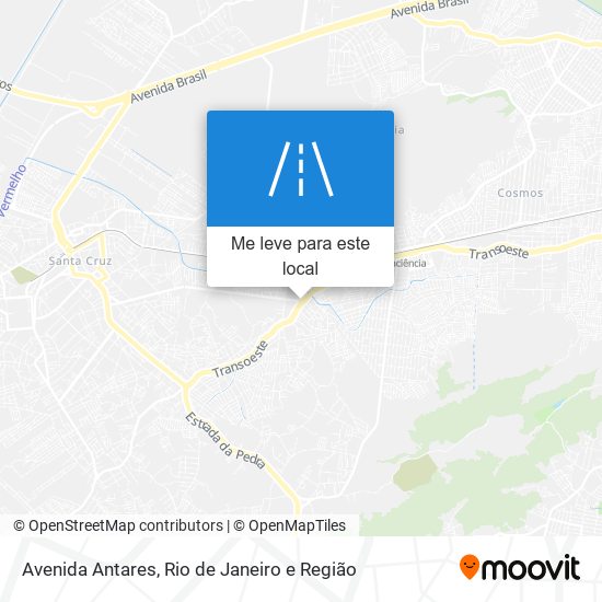 Avenida Antares mapa