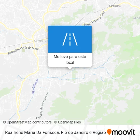 Rua Irene Maria Da Fonseca mapa