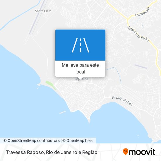 Travessa Raposo mapa