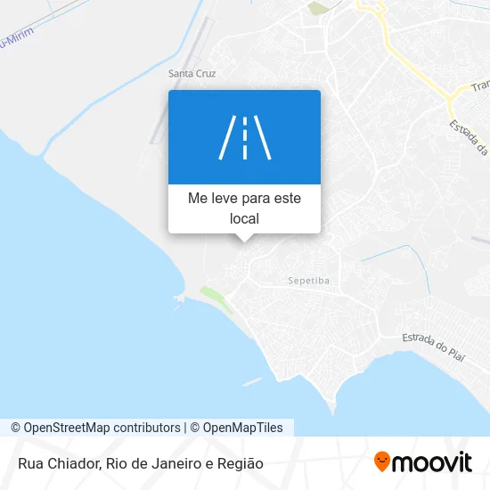 Rua Chiador mapa