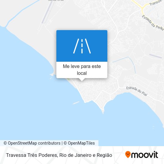 Travessa Três Poderes mapa