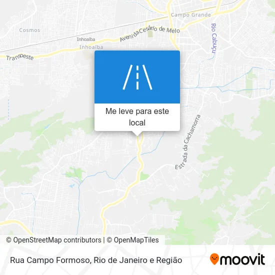 Rua Campo Formoso mapa