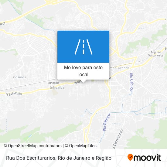 Rua Dos Escriturarios mapa