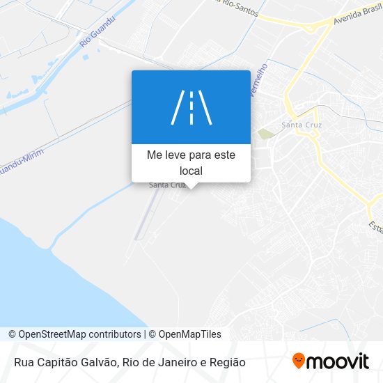 Rua Capitão Galvão mapa