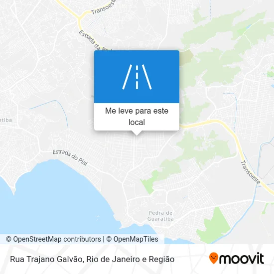 Rua Trajano Galvão mapa