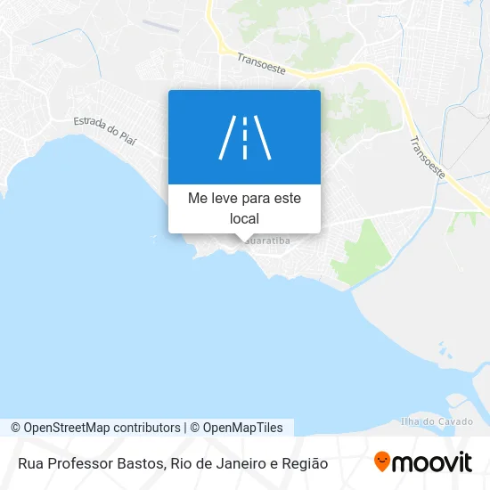 Rua Professor Bastos mapa