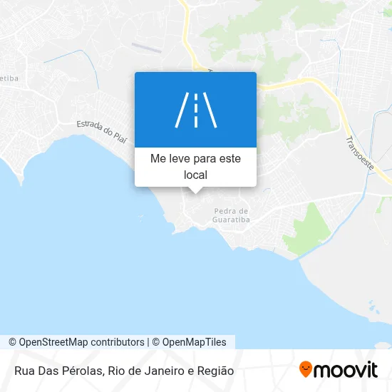 Rua Das Pérolas mapa
