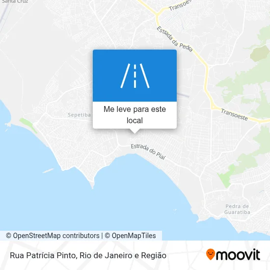 Rua Patrícia Pinto mapa