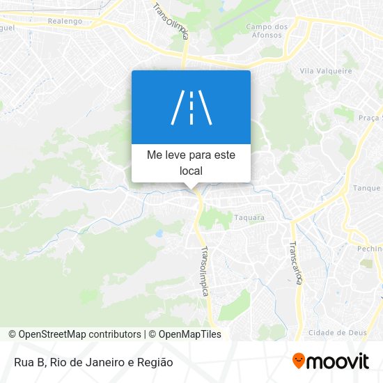 Rua B mapa