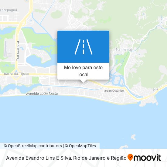Avenida Evandro Lins E Silva mapa