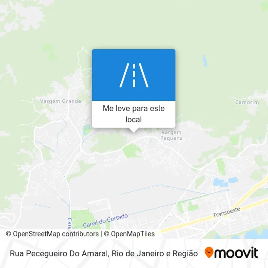 Rua Pecegueiro Do Amaral mapa