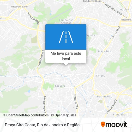 Praça Ciro Costa mapa