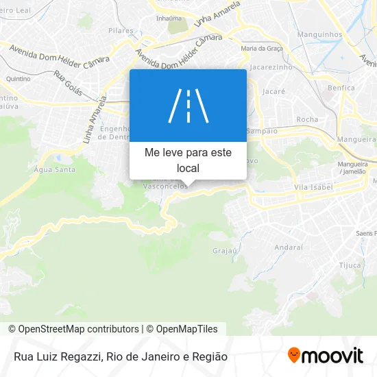 Rua Luiz Regazzi mapa