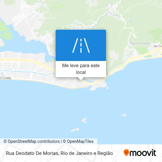 Rua Deodato De Morias mapa