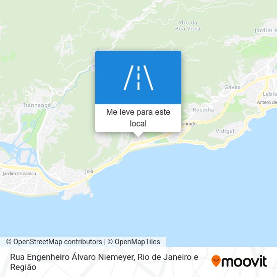 Rua Engenheiro Álvaro Niemeyer mapa