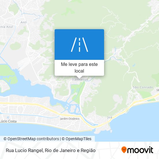 Rua Lucio Rangel mapa