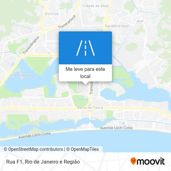 Rua F1 mapa