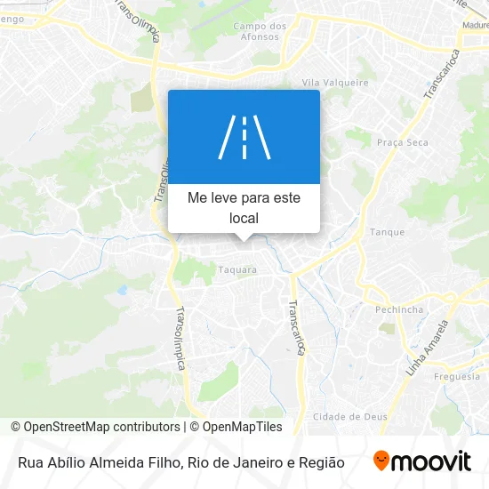 Rua Abílio Almeida Filho mapa