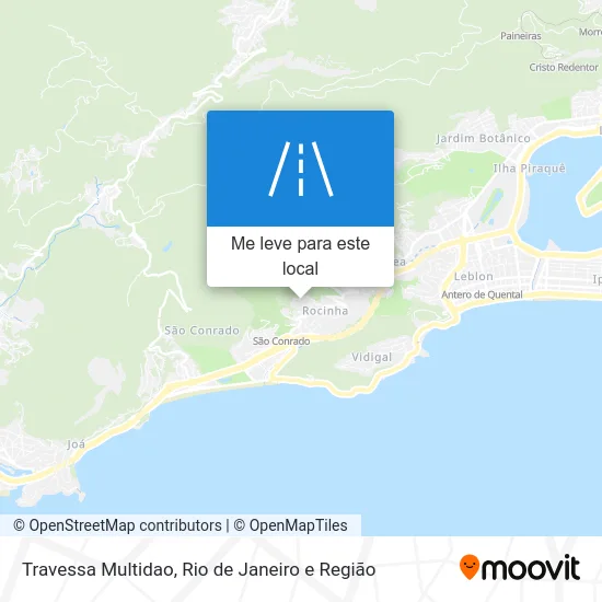 Travessa Multidao mapa