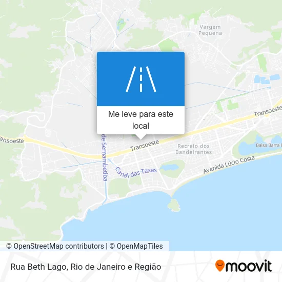 Rua Beth Lago mapa