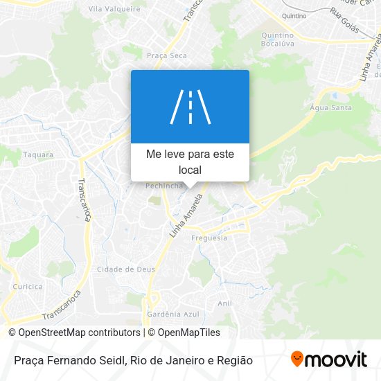 Praça Fernando Seidl mapa