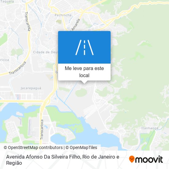 Avenida Afonso Da Silveira Filho mapa