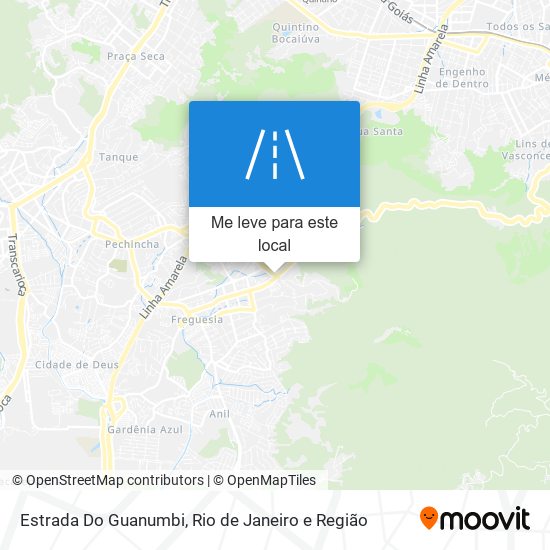 Estrada Do Guanumbi mapa