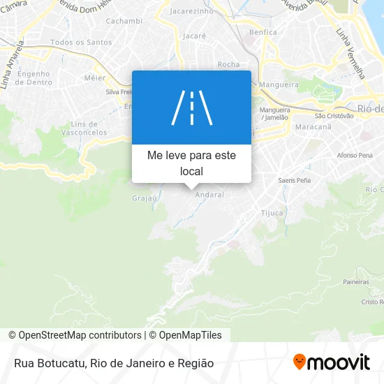 Rua Botucatu mapa