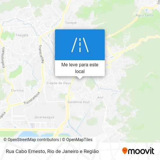 Rua Cabo Ernesto mapa