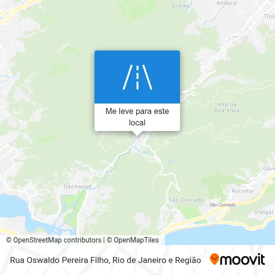 Rua Oswaldo Pereira Filho mapa