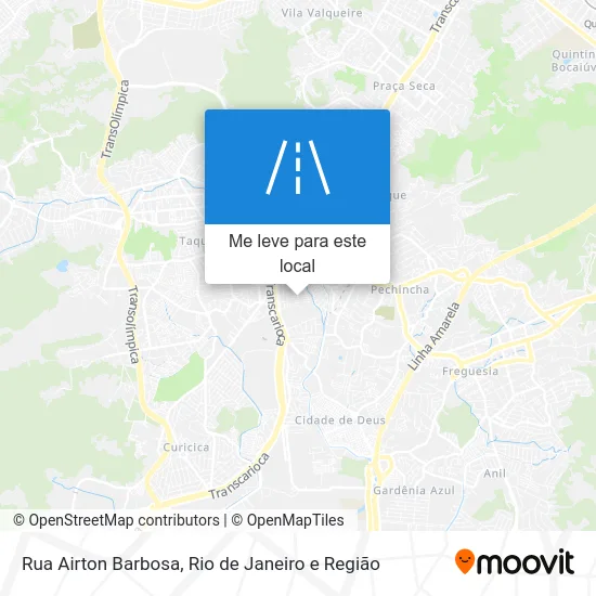 Rua Airton Barbosa mapa