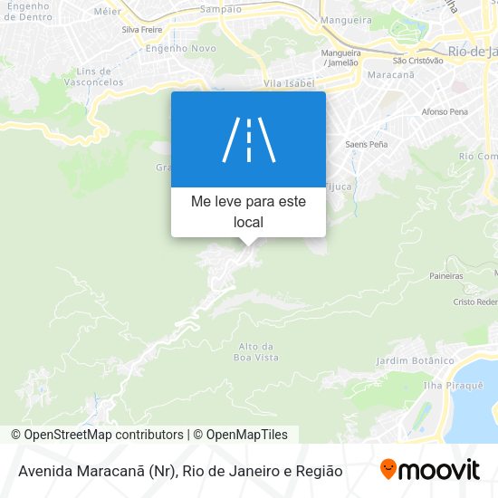 Avenida Maracanã (Nr) mapa