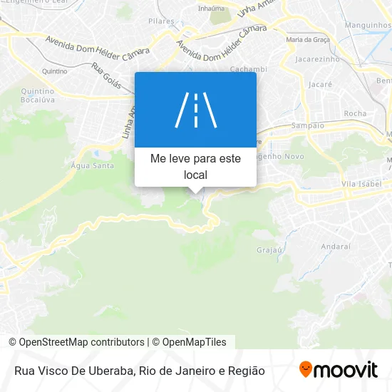 Rua Visco De Uberaba mapa