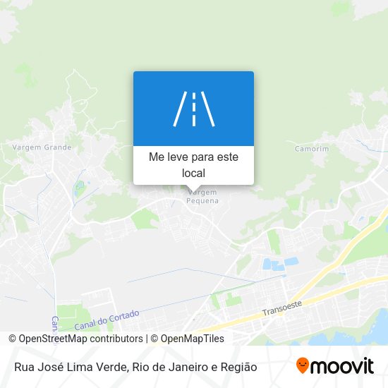 Rua José Lima Verde mapa