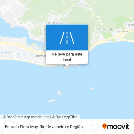 Estrada Flora May mapa