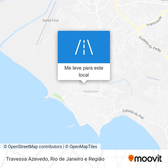 Travessa Azevedo mapa