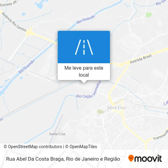 Rua Abel Da Costa Braga mapa